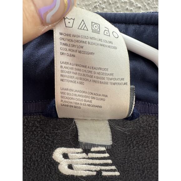 Mens New Balance York Revolution Baseball Jacket Size Small Navy Blue Zip Up - Picture 11 of 16